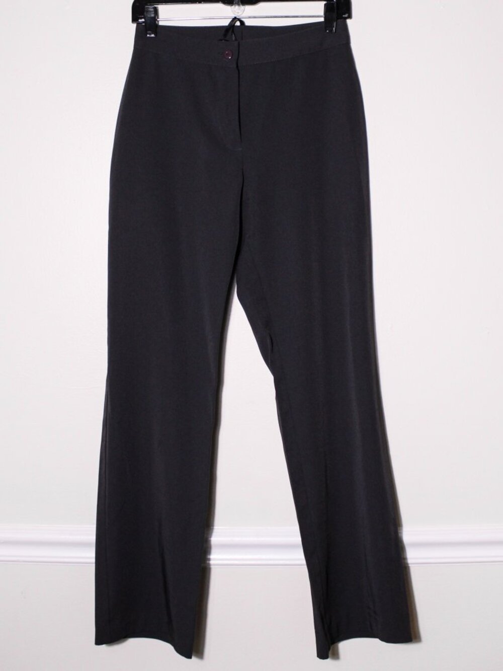 VTG Alyn Paige Dark Charcoal Gray Wide Leg Pants Trousers Office Size 5/6